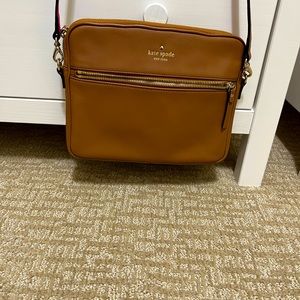 Kate Spade brown leather crossbody